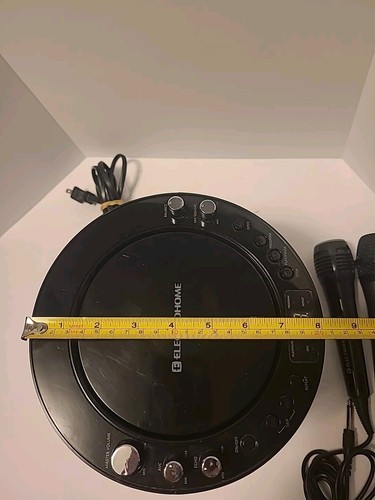 ELECTROHOME CD+G Player Karaoke Echo, CD, EAKAR300 w 2 Microphones WORKS - Picture 18 of 18