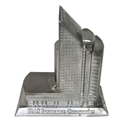 EMC INSURANCE COMPANIES Des Moines Iowa Executive Paper Weight Desk Ornament