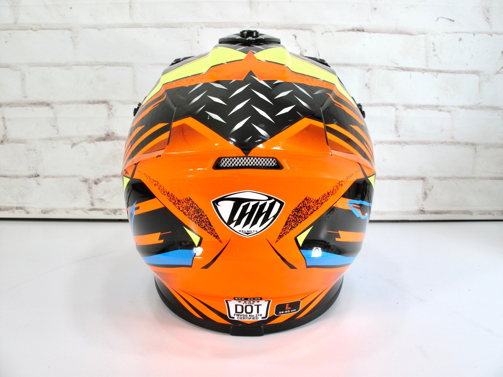 THH Helmets T710X Adult OffRoad Motorcycle Helmet Assault Black