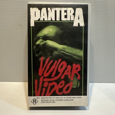 【PANTERA VULGAR VIDEO 極悪】VHSビデオ パンテラ Pantera / パンテラ「3 VULGAR VIDEOS FROM HELL / パンテラ映像全集