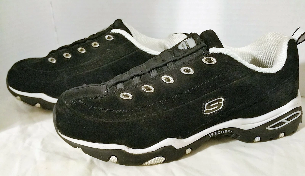 Skechers Sport Premium Black Suede Pull Slip On Sneakers SN11180 US 6.5 Eur36.5