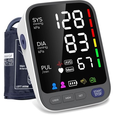 Blood Pressure Monitor, Upper Arm Blood Pressure Monitor with Large Cuff 22-4...