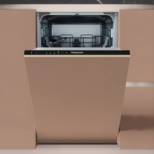 Hotpoint HP2IE10CS80UK - Black 10 Place Setting Slimline Integrated Dishwasher