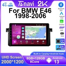 Car Radio For BMW E46 Multimedia Player Android Carplay Head Unit Stereo GPS 4G