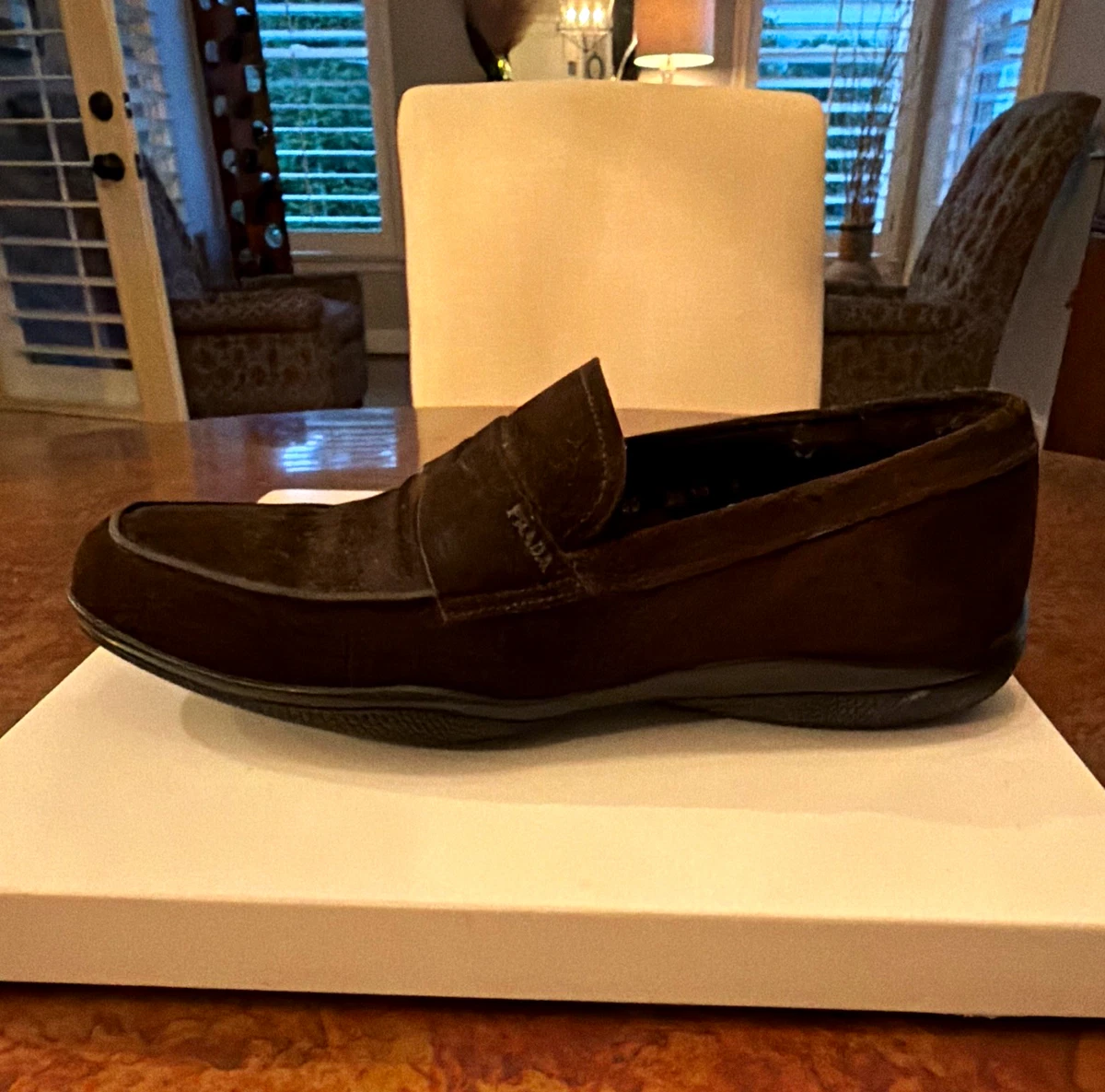 PRADA Brown Dress Shoes for Men for sale | eBay display picture 3