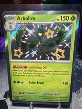 Pokémon TCG Arboliva 104/091 Scarlatto e Viola Destino Paldeo Holo Shiny Carta Rara