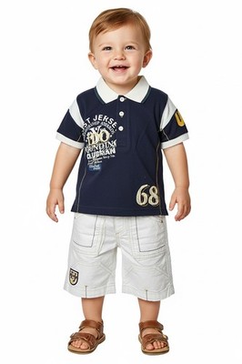 Baby Overall 12/18 Monate Polo Piquet + Bermuda DODIPETTO 53754
