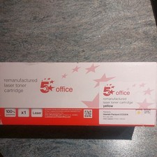 Replaces HP 304A Yellow LaserJet Toner Cartridge  (CC532A)