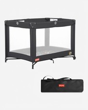 Dream On Me Fisher-Price Playard Playpen for Baby Toddler Rainbow Black