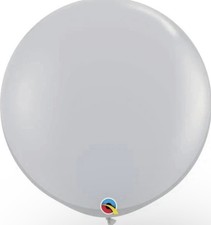 Qualatex Gray 3ft/36" Latex Balloons 2pc/Bag