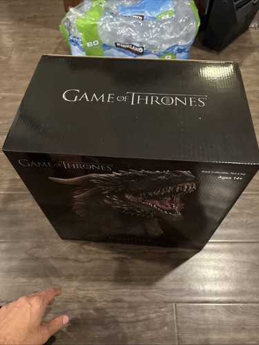 JUEGO DE TRONOS LEYENDAS EN BUSTO DE RESINA DROGON 3D ESCALA 1/2 Nuevo - Imagen 2 de 6