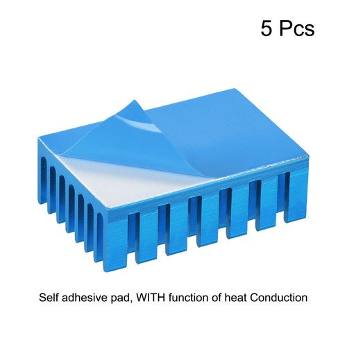 30x20x10mm Thermal Pad Aluminum Heatsink Electronic Radiators Blue 5 ...