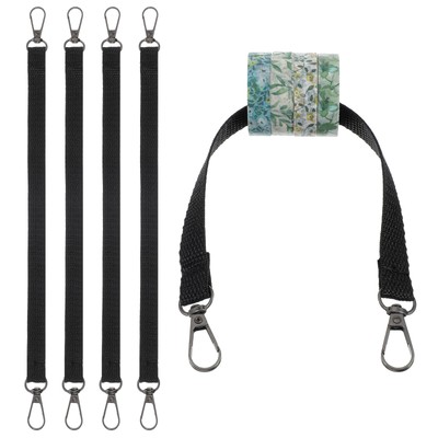 4 Pack Electrical Tape Holders Tool Belt Accessories Black Polyester Tape Hol...
