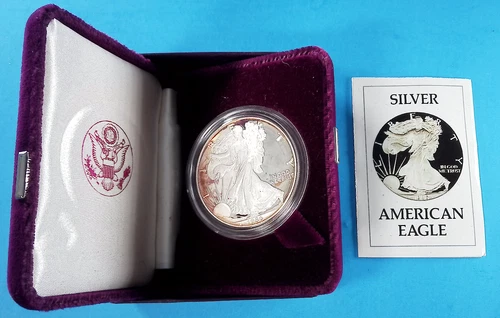 1986-S American Eagle 1 Oz Proof Silver Bullion Coin #2