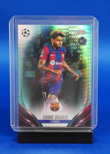 Lamine Yamal 2023-24 Topps Chrome UEFA #64 Aq...