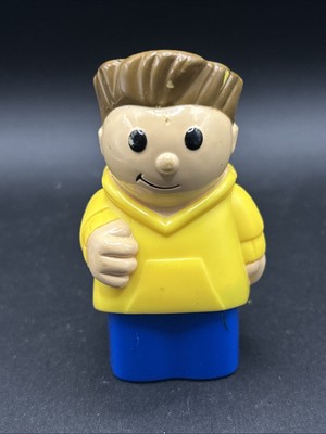 1993 MEGABLOCKS PUPPENHAUS 3,5'' SELTENE JUNGE FIGUR FAMILIE BRUDER 1. ERSTER BAUMEISTER 