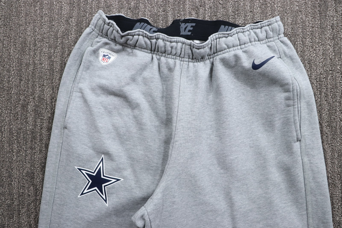 Nike Dallas Cowboys Sweatpants Men's Large(34x30) Gray NFL On