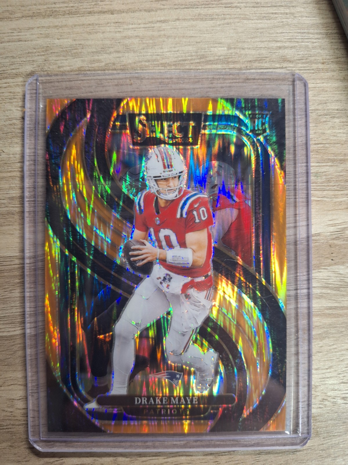 2024 Panini Select DRAKE MAYE Orange Shock Premier Level /399- SUPER RC