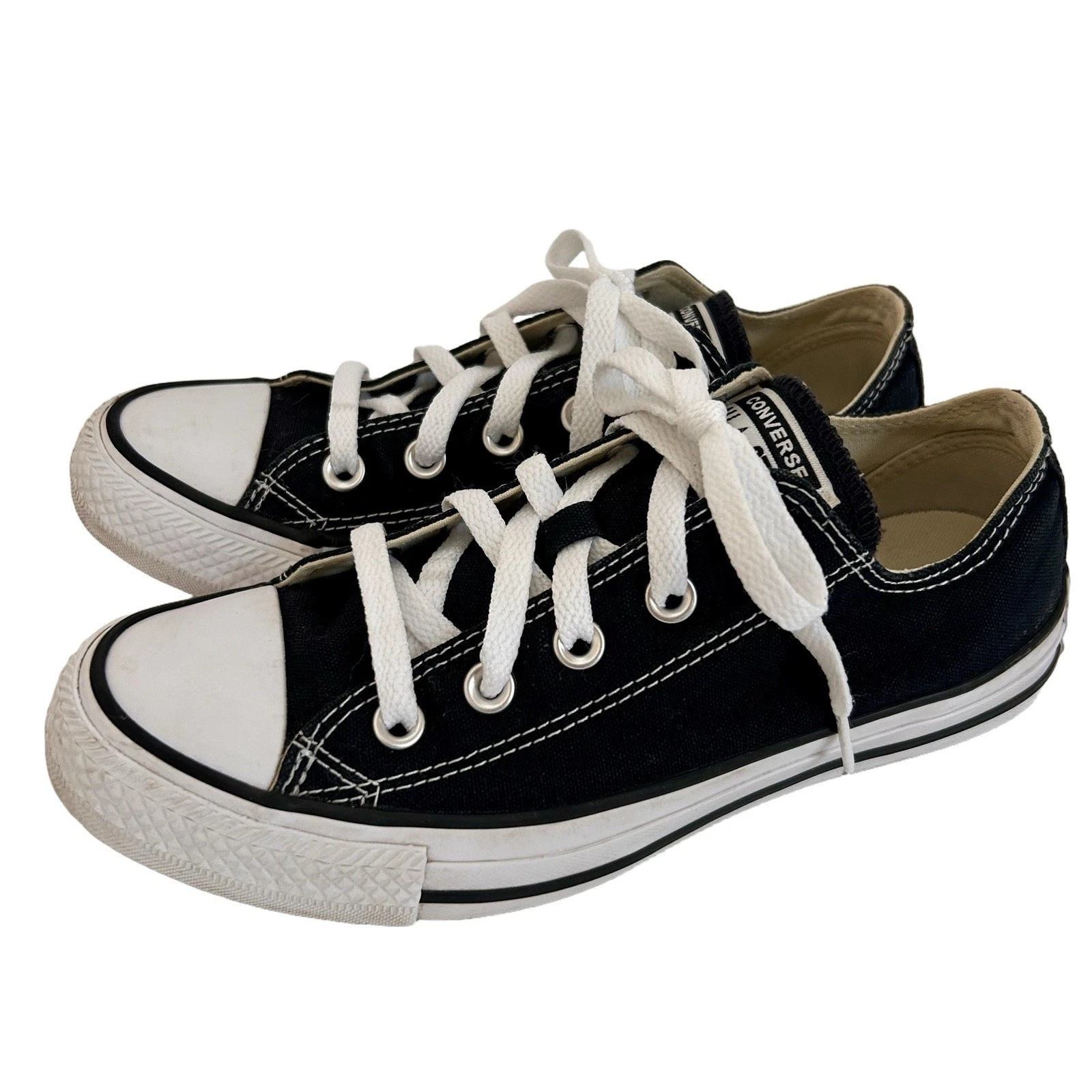 Sneakers basse Converse All Star nere taglia 6