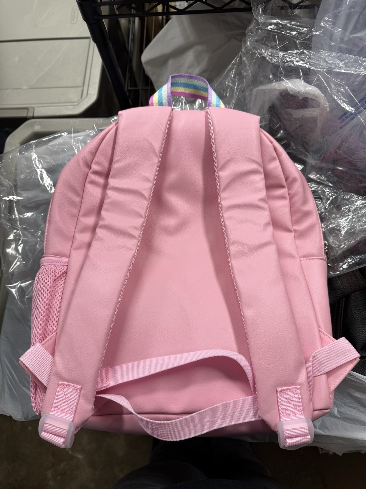 PONY Zaino Miss Gwen’s OMG Unicorn Cat gomma da masticare rosa borsa arcobaleno $62 nuovo