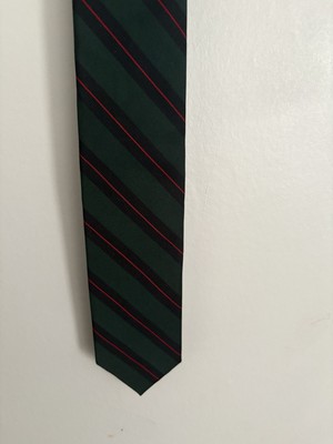 Striped Mark Shale Authentic English Regimental Vintage Tie