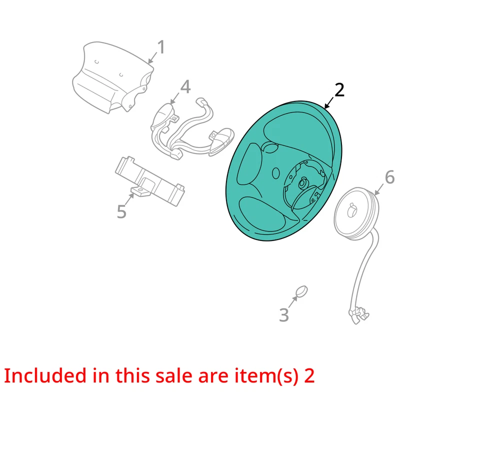 2007-2011 FORD RANGER STEERING WHEEL 8L5Z3600AA NEW OEM - Image 3 of 4