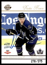 2003-04 Pacific Supreme rookie auto /375 Dustin Brown Rookie Auto  Los Angeles