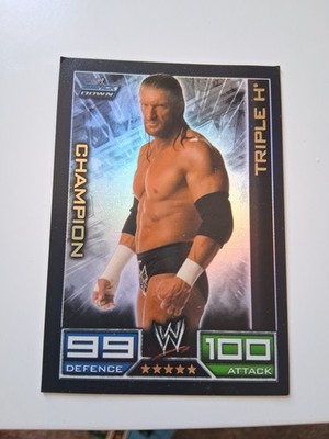 Triple H - 2008 Topps Slam Attax WWE Smackdown - Champion Wrestling Card
