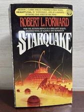 1986 Starquake Robert L Forward SF Del Rey PB Vintage Paperback Book Novel Vtg