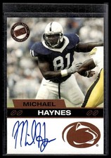 2003 Press Pass / Michael Haynes ROOKIE ON-CARD AUTOGRAPH. rookie card picture