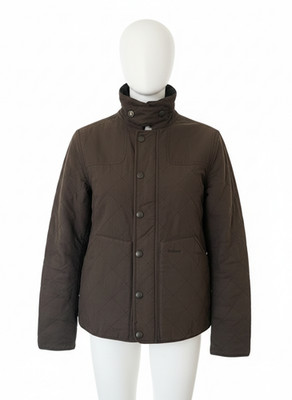 Barbour Jacke Effector Vintage Schwarz Steppjacke Herren Größe S