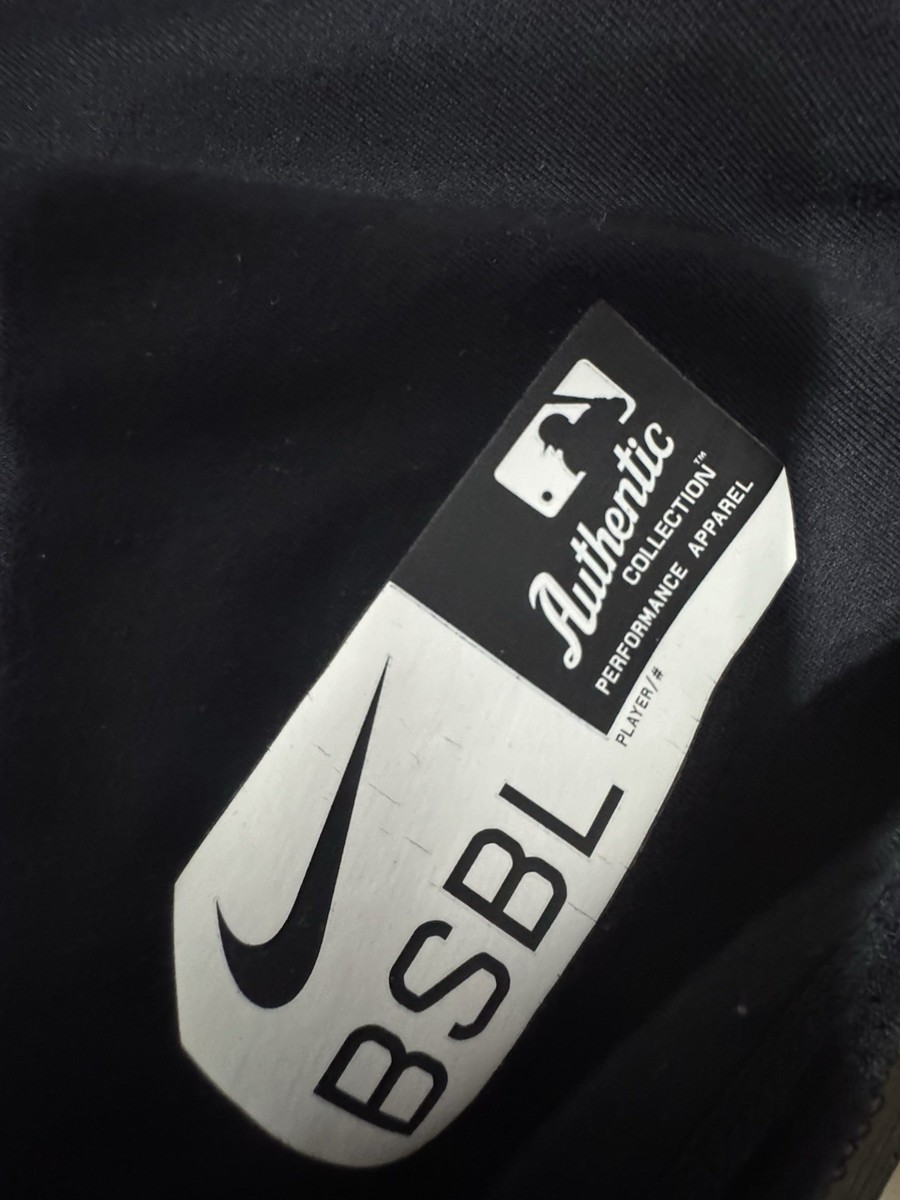 Nike Yankees Team Issued Long Sleeve Shirt Dri Fit MLB