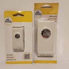 ek success ek tools punzone di nidificazione 0,5 pollici e 1 pollice cerchio capesante nuovo sigillato