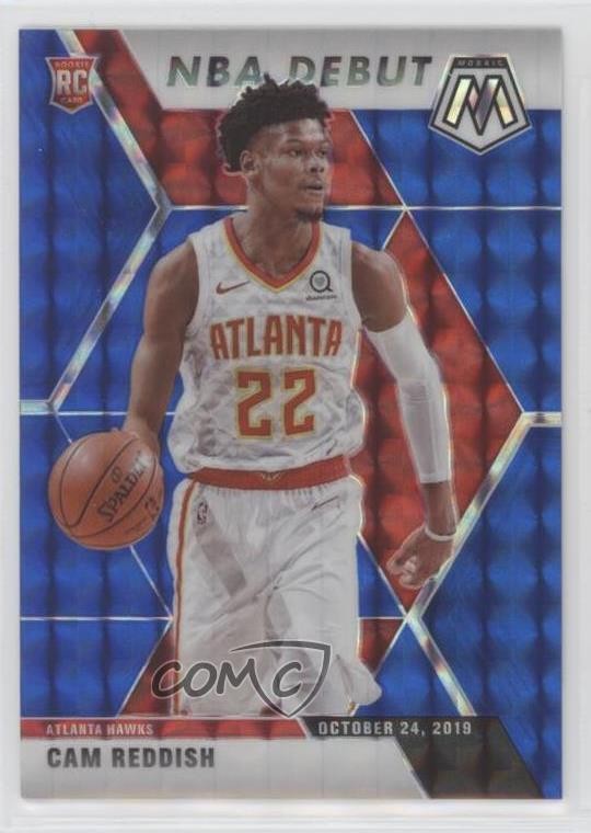 2019-20 Panini Mosaic NBA Debut Blue Prizm 19/99 Cam Reddish #271 0vf5