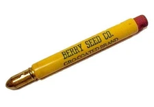 Berry Seed Co Boone & Clarinda Iowa Bullet Pencil IA Vintage Advertising Promo