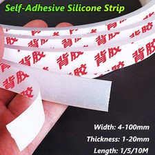 Silikongummi Streifen Selbstklebend Dichtungsband Gummidichtung Rutschfeste VMQ