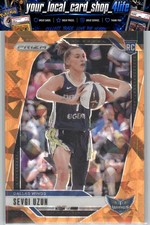 2024 Panini Prizm WNBA Ice Orange Prizms #92 Sevgi Uzun Dallas Wings