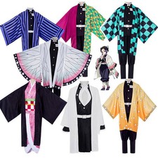 Demon Slayer Costume Kid Cosplay Kimetsu No Yaiba Nezuko Outfit UK Boy Girl