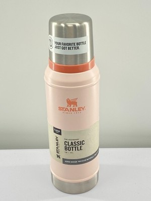 Stanley The Legendary Classic Bottle- 1 Quart- Pink/Limestone