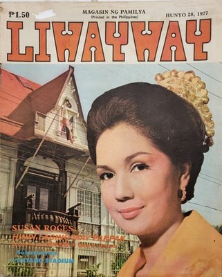 1977 LIWAYWAY Philippines Magazine Susan Roces Cover June 20, 1977