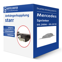 Brink AnhäNgerkupplung Starr FüR Mercedes Sprinter Kasten/Kombi/Bus TOP