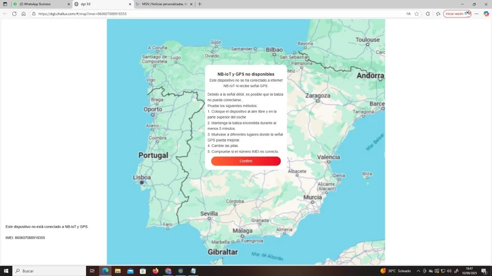 EBOX Luz Emergencia V16 Homologada DGT con Geolocalización, Baliza Coche Conecta - Imagen 2 de 3