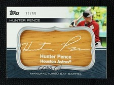 2010 Topps Update Manufactured Bat Barrels 27/99 Hunter Pence #MBB-37 6h1