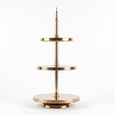 3 Tier Metal Dessert Stand Wedding Party Display Tray