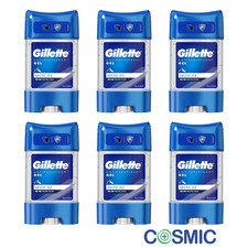 6 X Gillette Clear Gel Arctic Ice Deodorant Stick 70ml