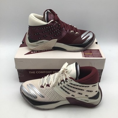 Skechers SKX Reign Mens Size 9 Basketball Shoes Natural Burgundy 253020 NVBU NEW