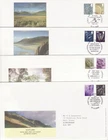 GB Stamps First Day Cover X 4 Regional Definitives W,S,NI,EN 56p and 90p 2009
