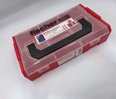 Fischer FixTainer Empty Storage Case, Interlocking Stackable L-BOXX Mini