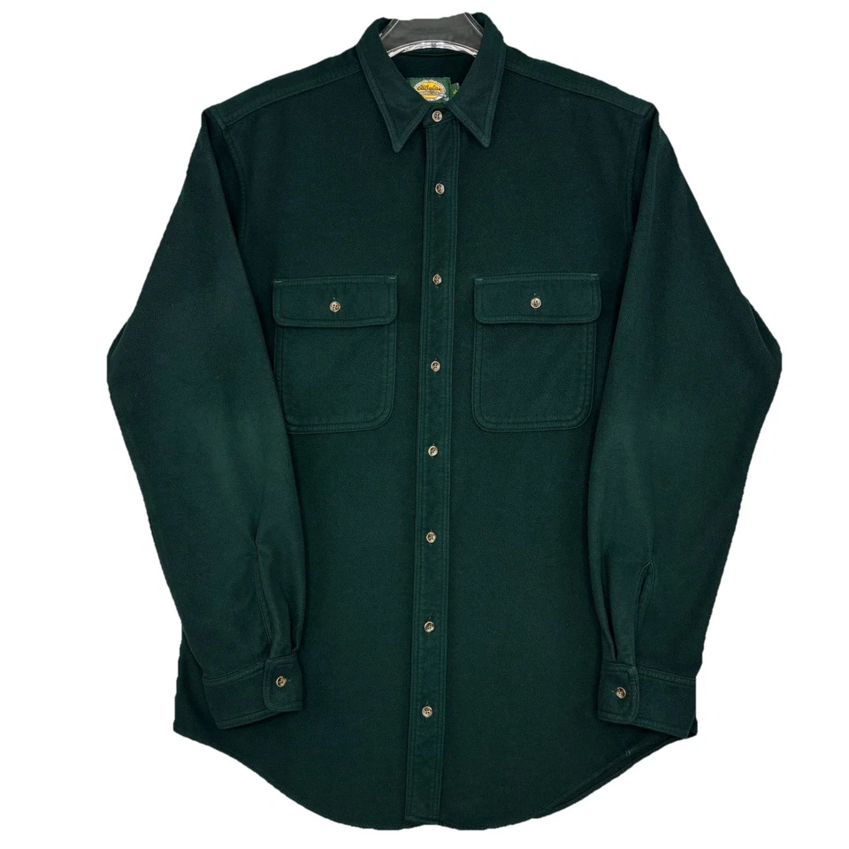 Vtg Cabelas Mens Polartec Fleece Shirt L Button Jacket Outdoor Utility Sportsman - Image 2 of 4