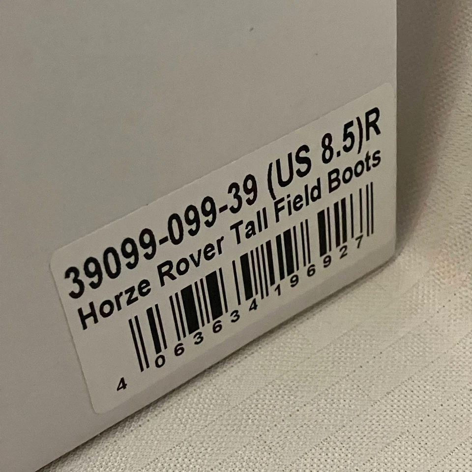 NWT Horze Women's Size 8.5 Black Rover Tall Field Soft Rubber Sole Comfort Boots - Image 4 of 4